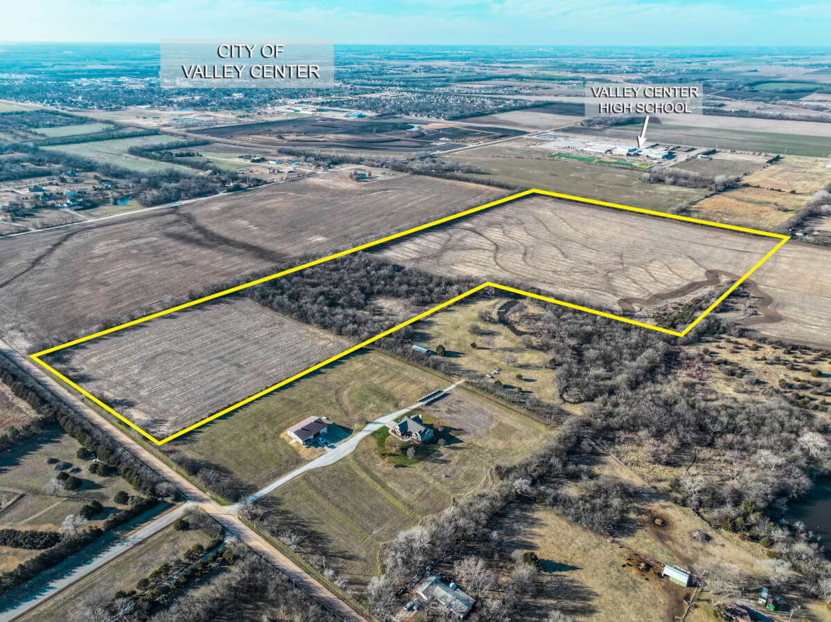 Exciting Online-Only Auction: 60 Acres of Prime Sedgwick County, Kansas Land for Future Development