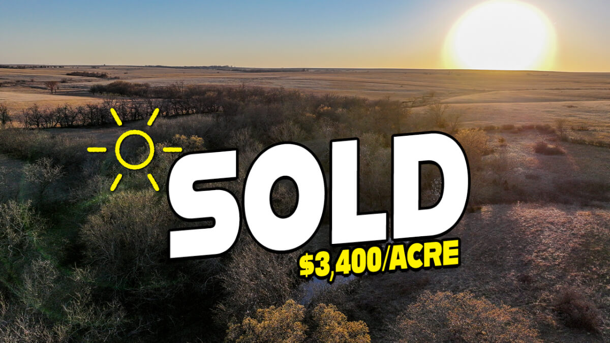 Flint Hills Kansas Land Auction Results: Chase County Property Sells for $3,400/Acre