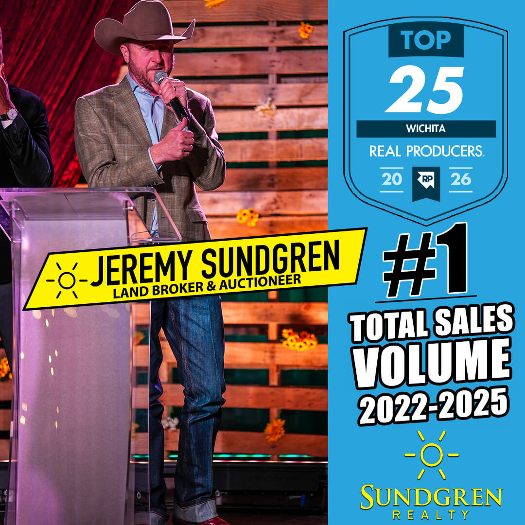 Jeremy Sundgren: Wichita's #1 Real Estate Agent for Land Sales 2022–2025