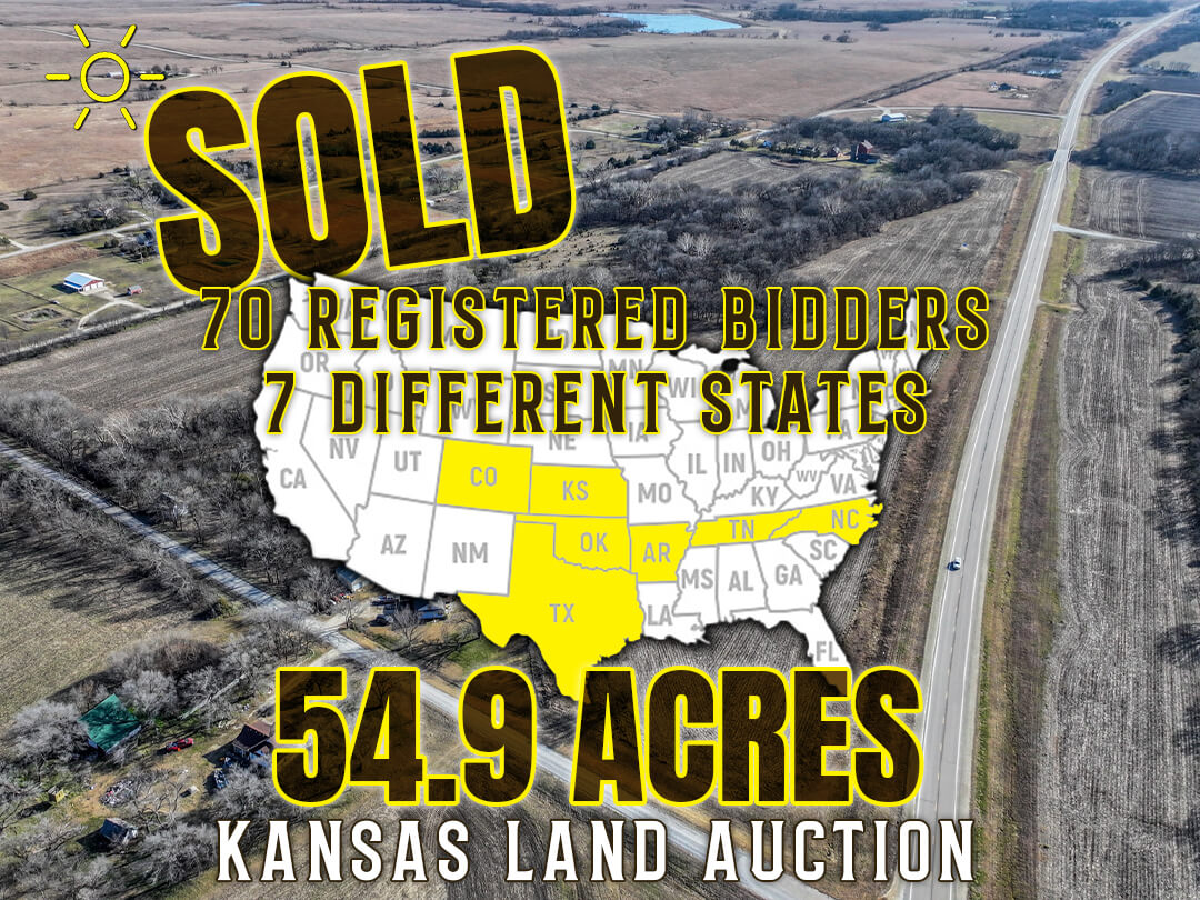 Kansas Land Auction attracts 70 bidders from 7 states