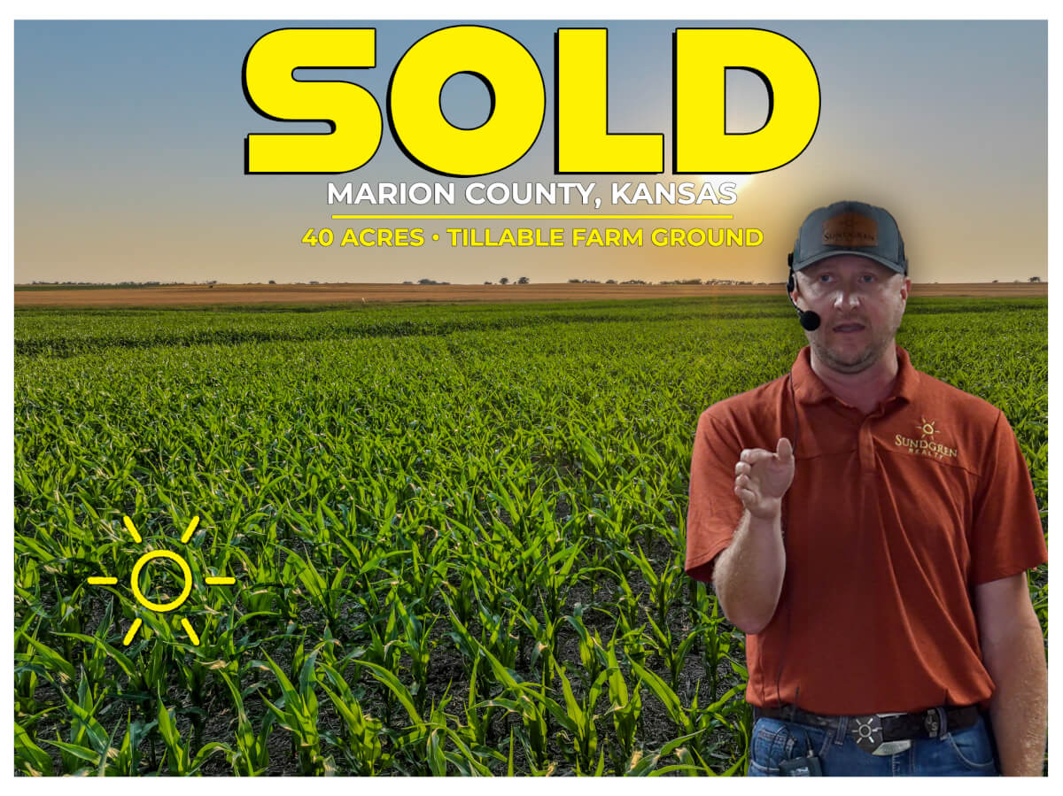 SOLD! 40± Acres of Kansas Farmland Near Peabody & Goessel Brings $5,700 Per Acre